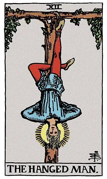 The Hanged Man · 塔罗牌插图