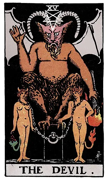 The Devil · 塔罗牌插图